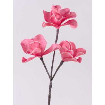 Umělá magnólie VERONA, fuchsiová, 40cm, Ø10-14cm Umělá magnólie VERONA, fuchsiová, 40cm, Ø10-14cm
