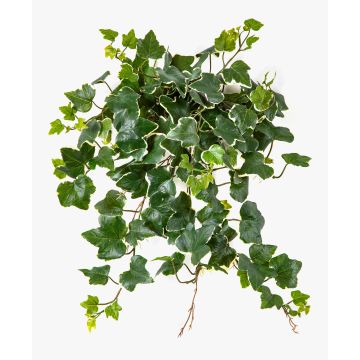 Umělá břečťanová liána LINNEO na tyči, křížová dvířka, zeleno-bílá, 50cm