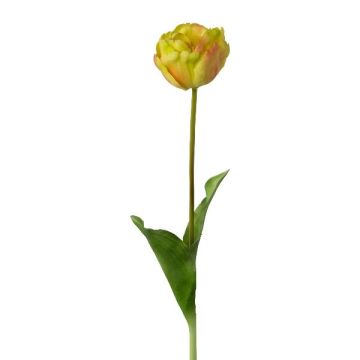 Tulipán LURANA umělá květina, světle žlutá, 60cm