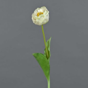 Tulipán LURANA umělá květina, bílá, 55cm, Ø7cm