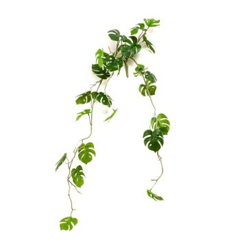 Umělá závěsná rostlina Philodendron monstera deliciosa GRINTO na tyči, 80cm