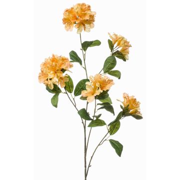 Umělá větev rododendronu MALISSA, světle oranžová, 120cm Umělá větev rododendronu MALISSA, světle oranžová, 120cm