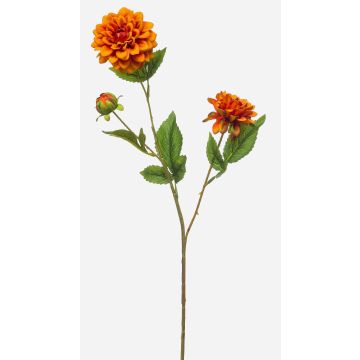 Umělá větvička jiřiny CEVAST, oranžová, 70cm Umělá větvička jiřiny CEVAST, oranžová, 70cm