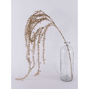 Umělá větev rhipsalis HASAN, třpytky, zlatá, 120cm Umělá větev rhipsalis HASAN, třpytky, zlatá, 120cm
