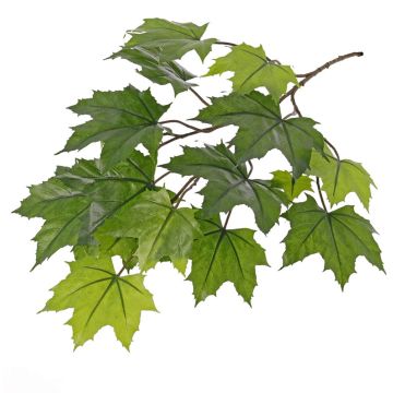 Umělá javorová větev VILGOT, pro interiér i exteriér, zelená, 70 cm