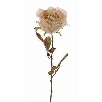Umělá růže NAJMA, krémovo-růžová, 65cm, Ø10cm Umělá růže NAJMA, krémovo-růžová, 65cm, Ø10cm