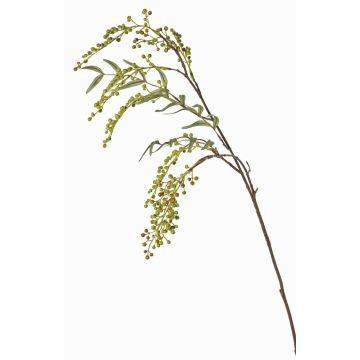 Umělecká jeřabinová větev JANNAH s plody, zelená, 85cm Umělecká jeřabinová větev JANNAH s plody, zelená, 85cm