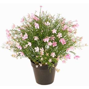 Dekorativní květina GISINDA v dekorativním květináči, růžovo-krémová, 40cm Dekorativní květina GISINDA v dekorativním květináči, růžovo-krémová, 40cm