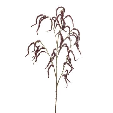 Umělá větvička amarantu PIATRA s květy, burgundská, 100cm Umělá větvička amarantu PIATRA s květy, burgundská, 100cm