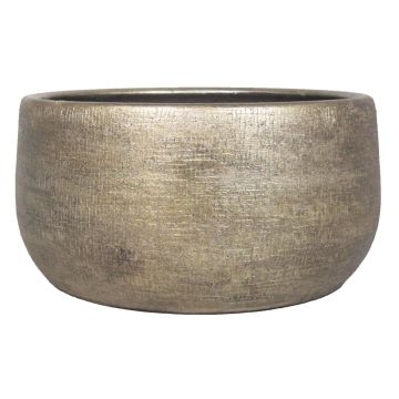 Dekorativní keramická mísa AGAPE se vzorem, zlatá, 14cm, Ø28cm Dekorativní keramická mísa AGAPE se vzorem, zlatá, 14cm, Ø28cm