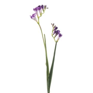 Umělá větvička frézie SVERINA, fialová, 80 cm
