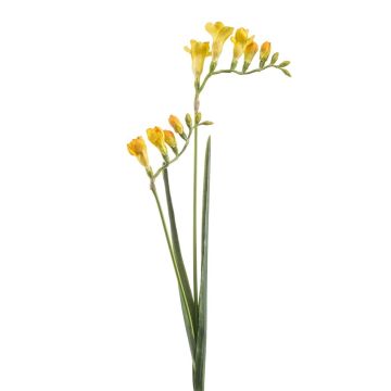 Umělá větvička frézie SVERINA, žlutá, 80 cm