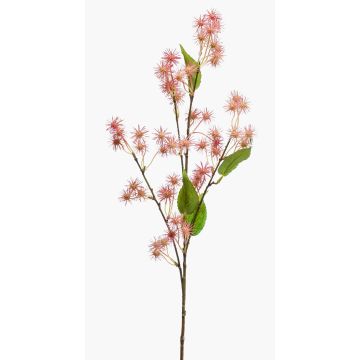 Umělá větev zázračného stromu GROBAS s květinami, růžová, 80cm