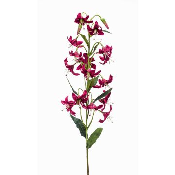 Umělá květinová tygří lilie ARAMAIO, vínově červená, 80cm Umělá květinová tygří lilie ARAMAIO, vínově červená, 80cm