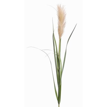 Umělé pampy trávy ALCANTARA s latou, zelenohnědé, 120 cm