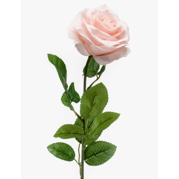 Umělá květina růže PEZOS, světle růžová, 60cm, Ø10cm Umělá květina růže PEZOS, světle růžová, 60cm, Ø10cm