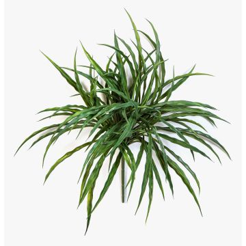 Umělá trsnatá tráva KATHALEA na kůlu, křížová dvířka, zelená, 35cm