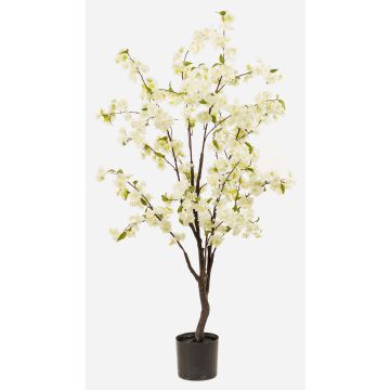 Umělý třešňový strom JANKFUN s květy, umělý stonek, bílý, 135cm