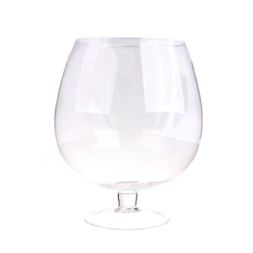 XXL sklenice na koňak LIAM na podstavci, čirá, 38cm, Ø31cm XXL sklenice na koňak LIAM na podstavci, čirá, 38cm, Ø31cm