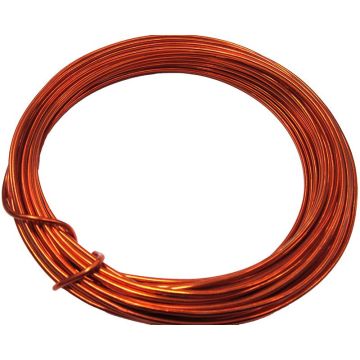 Hliníkový drát TANEA, měděný lakovaný, 12 m, Ø2 mm