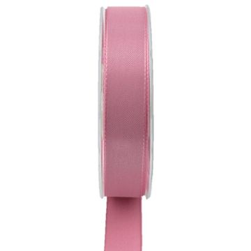 Polyesterová dekorační stuha WIARA, tmavě růžová, 50 m, 25 mm