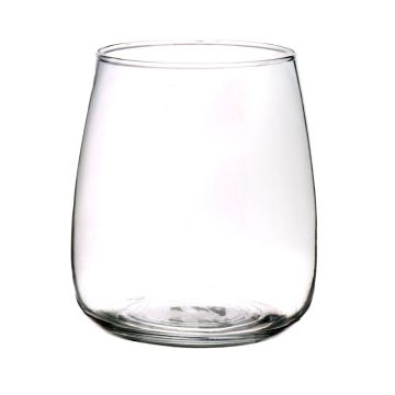 Skleněná váza HYDRI, čirá, 22,7 cm, Ø 19 cm Skleněná váza HYDRI, čirá, 22,7 cm, Ø 19 cm