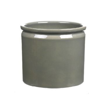 Keramický květináč ALCHIBA, šedozelený, 12,5 cm, Ø 14 cm Keramický květináč ALCHIBA, šedozelený, 12,5 cm, Ø 14 cm