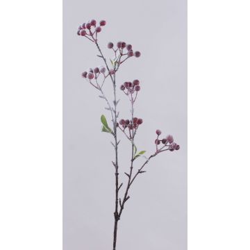 Dekorativní větvička sněženka SOPUNY, bobule, zasněžená, červená a bílá, 70cm Dekorativní větvička sněženka SOPUNY, bobule, zasněžená, červená a bílá, 70cm