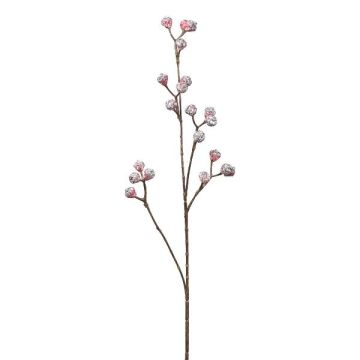 Umělá větev eukalyptu SLOHER s plody, vínová, 65cm Umělá větev eukalyptu SLOHER s plody, vínová, 65cm