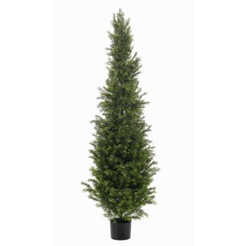 Umělý cedr ZARGEN, křížová dvířka, zelený, 150cm