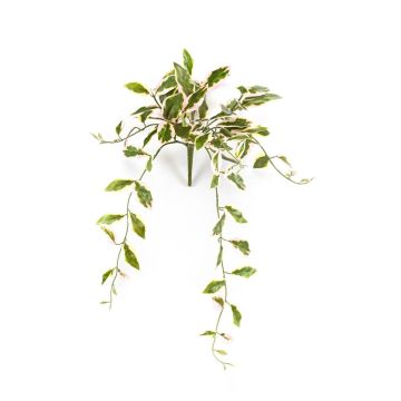 Umělá porcelánová květina YLFES na tyči, závěsná, zelená, 50cm