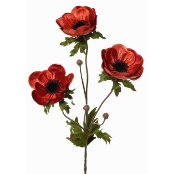 Sametová větvička sasanky WINFAS, tmavě oranžová, červeno-oranžová, 75cm, Ø9-11cm Sametová větvička sasanky WINFAS, tmavě oranžová, červeno-oranžová, 75cm, Ø9-11cm