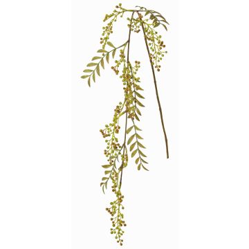 Umělá větev jeřábu JANNAH s plody, zelená, 120cm Umělá větev jeřábu JANNAH s plody, zelená, 120cm