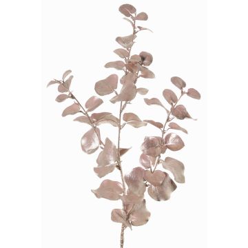 Umělá větev eukalyptu MALFHY, metalická světle růžová, 75cm Umělá větev eukalyptu MALFHY, metalická světle růžová, 75cm