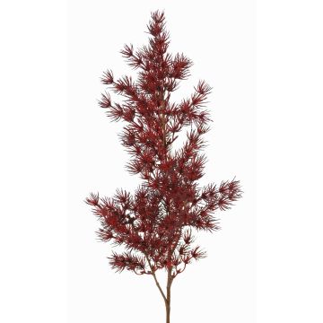 Umělá větev Asparagus umbellatus DIKERNO, burgundská, 75cm Umělá větev Asparagus umbellatus DIKERNO, burgundská, 75cm