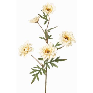 Dekorativní větvička chryzantémy PRUDENCE, Eco Collection, krémově žlutá, 75cm, Ø5-6,5cm Dekorativní větvička chryzantémy PRUDENCE, Eco Collection, krémově žlutá, 75cm, Ø5-6,5cm