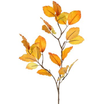Dekorativní buková větev LOPERDY, žlutooranžová, 70cm