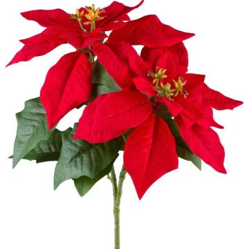Umělá větvička poinsettie FRIMBEL, červená, 30cm Umělá větvička poinsettie FRIMBEL, červená, 30cm