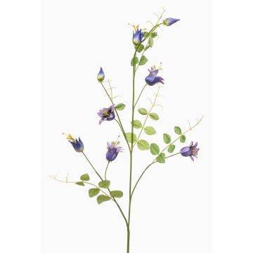 Dekorativní větvička plaménku LENOMA, modrá, 115cm