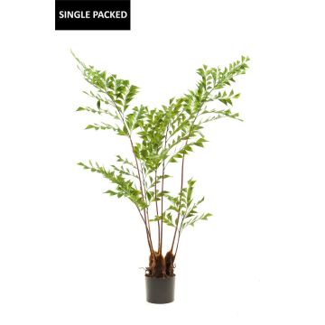 Plastová palma s rybím ocasem JENKFAN, zelená, 140cm