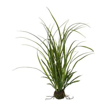 Umělá trsnatá tráva JOLPA v půdní kouli, kořeny, zelená, 55cm