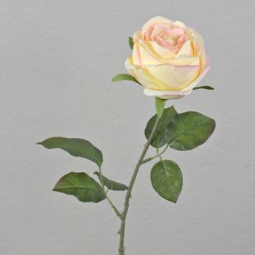 Umělá růže FINAKAS, oranžová, 65cm