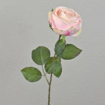 Umělá růže FINAKAS, růžová, 65cm