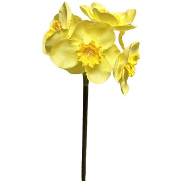 Umělý narcis SEPUNY, světle žlutý, 40cm
