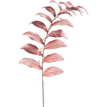 Umělá větvička tuleně Šalamounova PRIHON s květy, tmavě růžová, 120cm