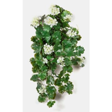 Umělá pelargonie OTTAVIA na tyči, křížová dvířka, krémová, 65cm