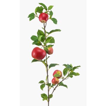 Dekorativní jablečná větvička ZANINA s plody, červenožlutá, 95cm
