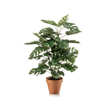 Umělá rostlina Philodendron monstera deliciosa HINAGIKU v terakotovém květináči, 65cm Umělá rostlina Philodendron monstera deliciosa HINAGIKU v terakotovém květináči, 65cm