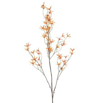 Dekorativní větvička Tweedia WHANRY, oranžová, 120cm