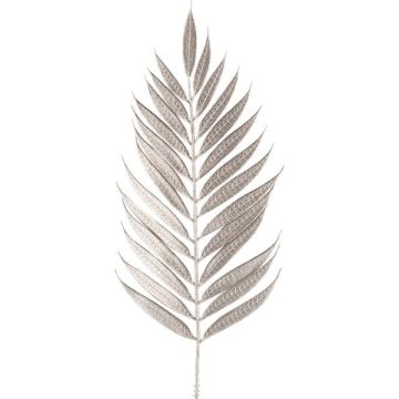 Umělá palmová větvička Areca FLONTY, šampaňské, 75cm